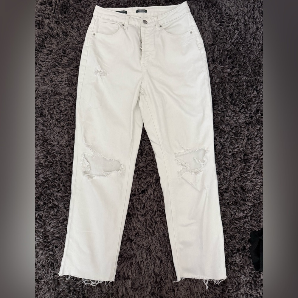 Wild Fable White Distressed Jeans